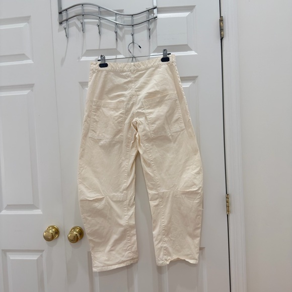 Nili Lotan Cream Shon Barrel Pants - Picture 2 of 3